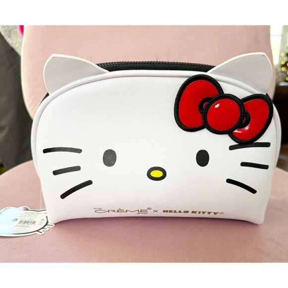 Hello Kitty x The Creme Shop Makeup Cosmetic Bag NWT - Picture 2 of 7